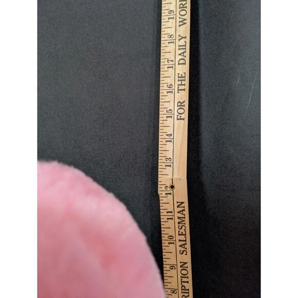 Kelly toy pink white poodle dog plush 15" sitting pink bows - Picture 11 of 11